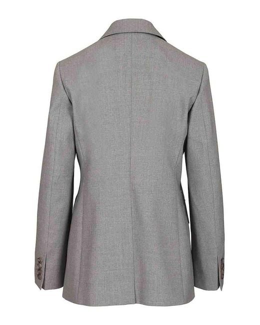 Max Mara Gray Wool Blazer