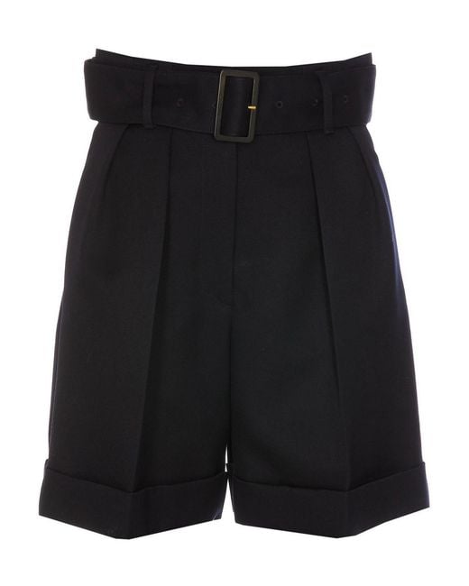 Golden Goose Deluxe Brand Black Demetra Belted Shorts