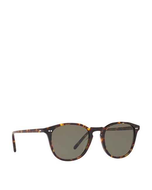 Oliver Peoples Forman L.A Tortoiseshell Sunglasses in Metallic Lyst UK