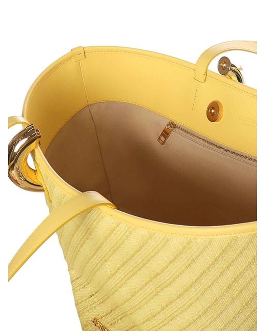 Jacquemus Metallic Le Bambola Cotton Bag