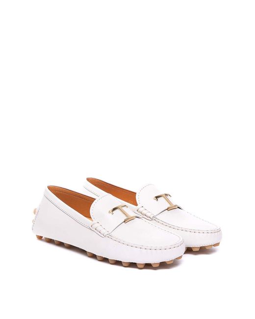 Tod's Natural T-Timeless Loafers