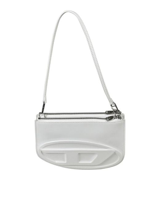 DIESEL White Technical Fabric Backpack