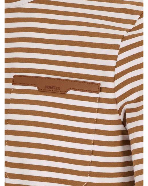 Moncler White Ss Tshirt for men