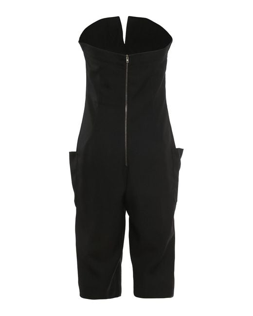 Philosophy Di Lorenzo Serafini Black Bandeau Playsuit