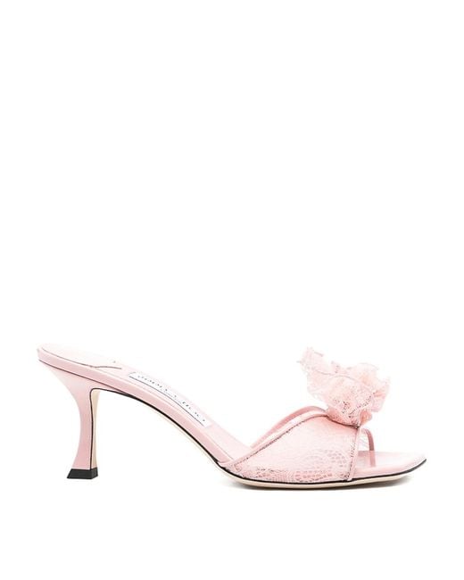 Jimmy Choo Pink Ankle Boots