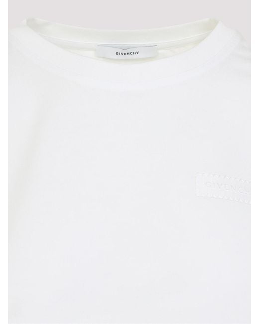 Givenchy White Cotton T-Shirt