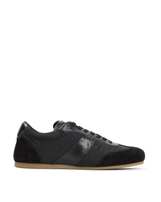 Lemaire Black Soft Runner Sneakers