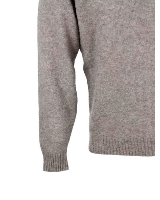 FILIPPO DE LAURENTIIS Gray Sweater for men