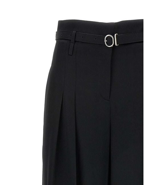 Jil Sander Black Tailored Trousers