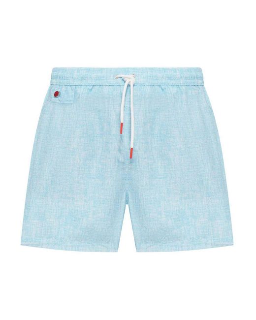 Kiton Blue Swimsuit for men
