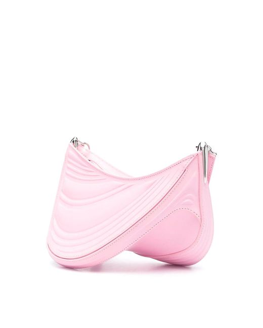 Mugler Pink Mini Shoulder Handbag