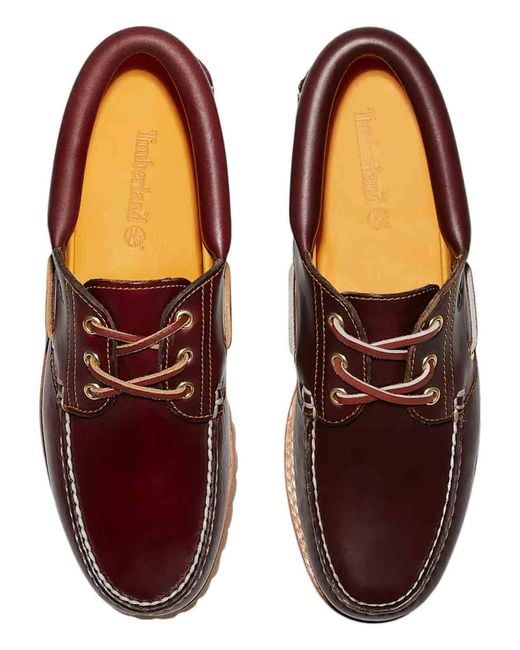 Timberland Red Low Bordeaux Shoes for men