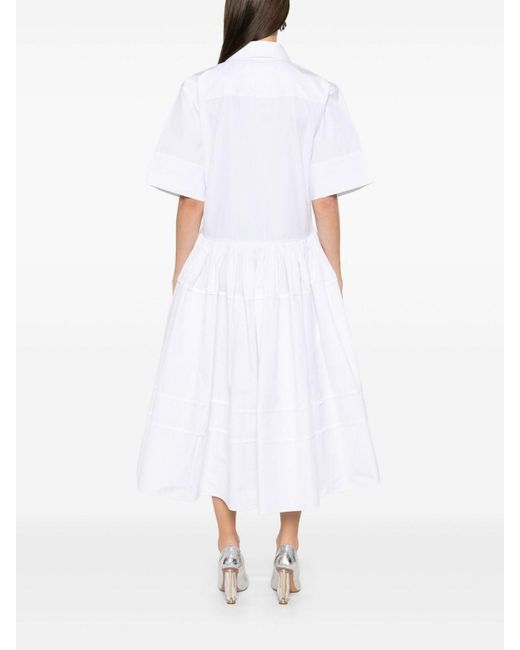 Jil Sander White Shirt Dress