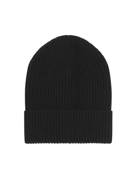 Dolce & Gabbana Black Knitted Wool And Cashmere Hat