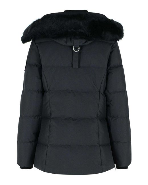 Moose Knuckles Black Cloud 3Q Nylon Down Jacket