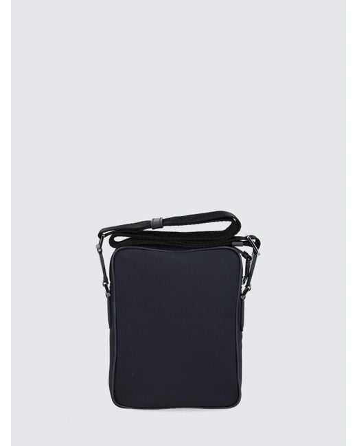 Dolce & Gabbana Black Crossbody Bag In Calfskin for men