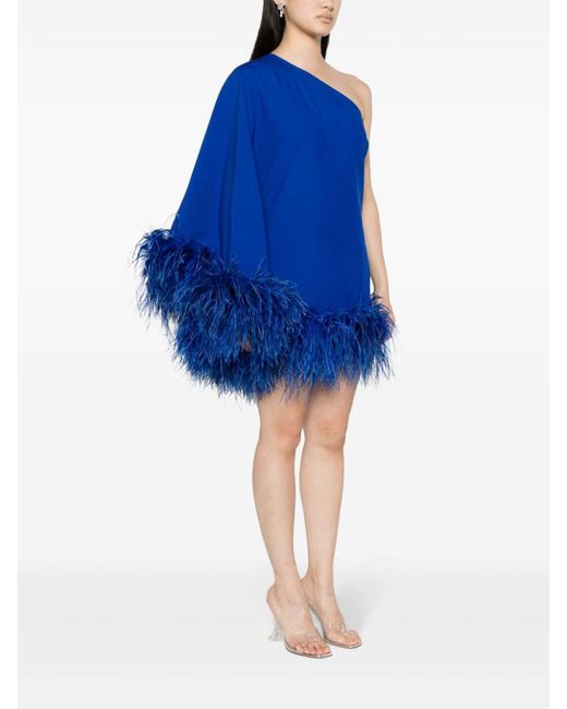 ‎Taller Marmo Blue Crepe Mini Dress
