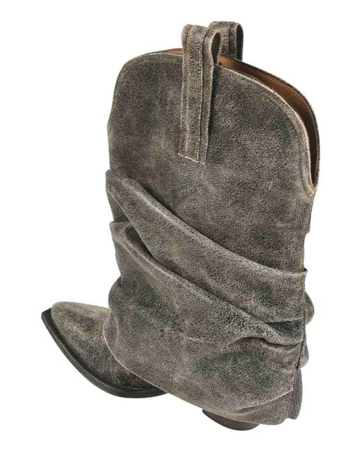 R13 Gray Boots