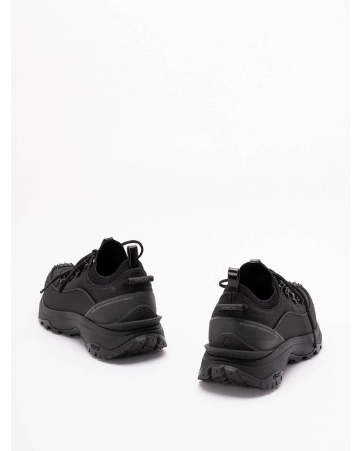 Moncler Black Trailgrip Lite3 Low Top Sneakers for men