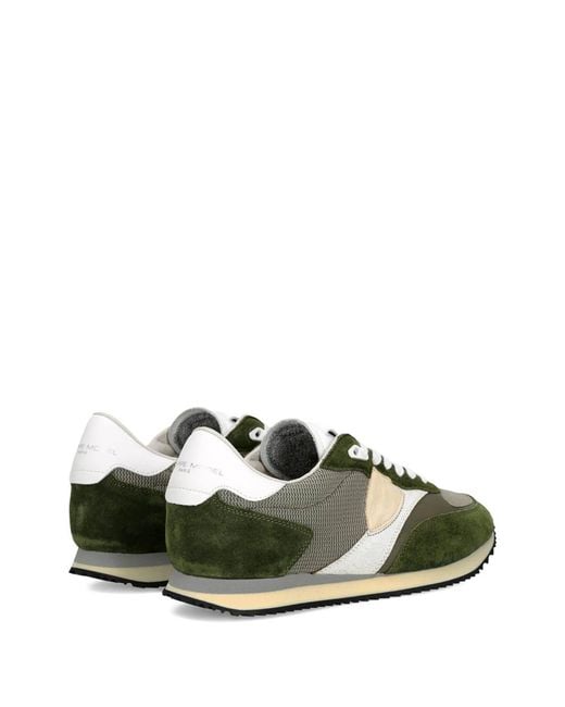 Philippe Model Green Sneakers for men