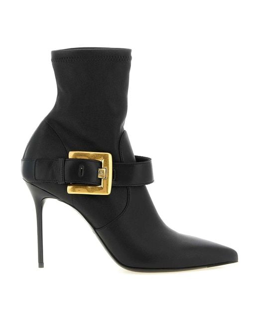 Balmain Black Ankle Boots