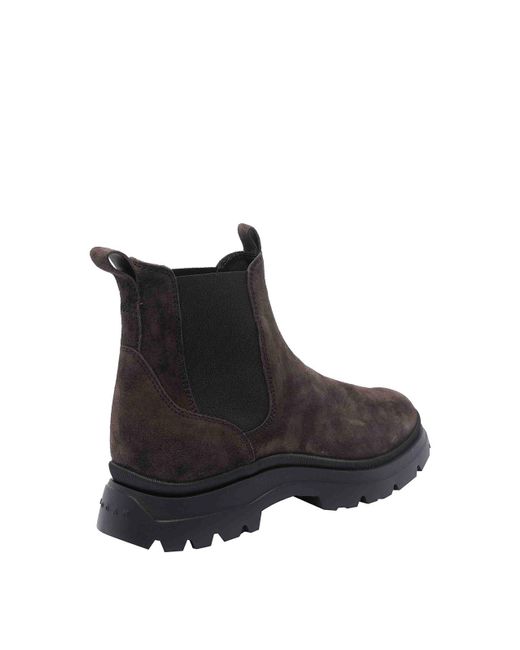 Hogan Black Chelsea H692 Booties for men
