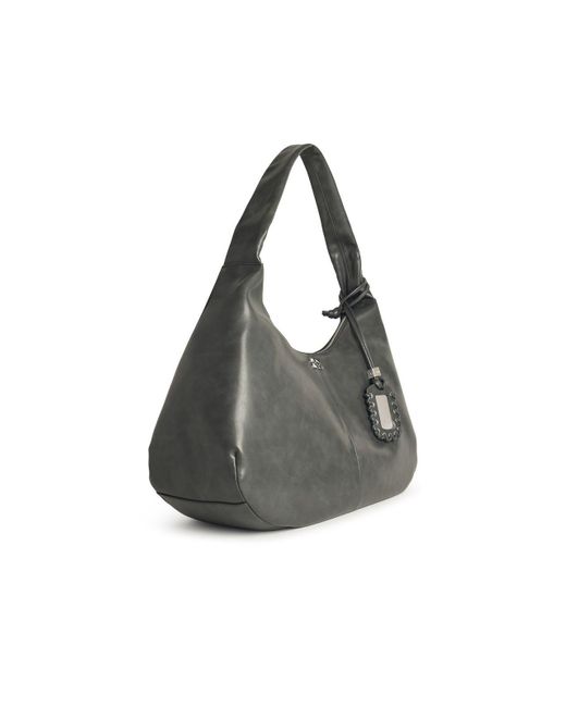 ショルダーバッグ・ポシェット Ganni 'Bou Xxl' Grey Leather Blend Bag Ganni Bou Bag – Shop at the Mix