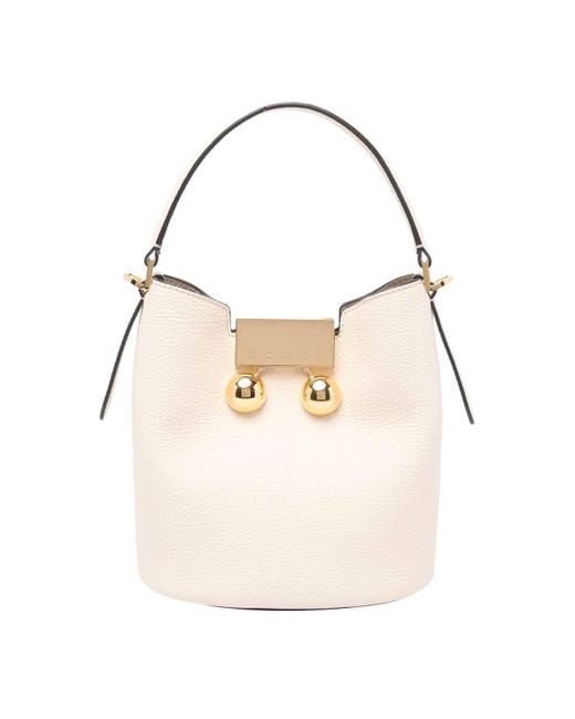 Marni White Trunkaroo Bucket Bag