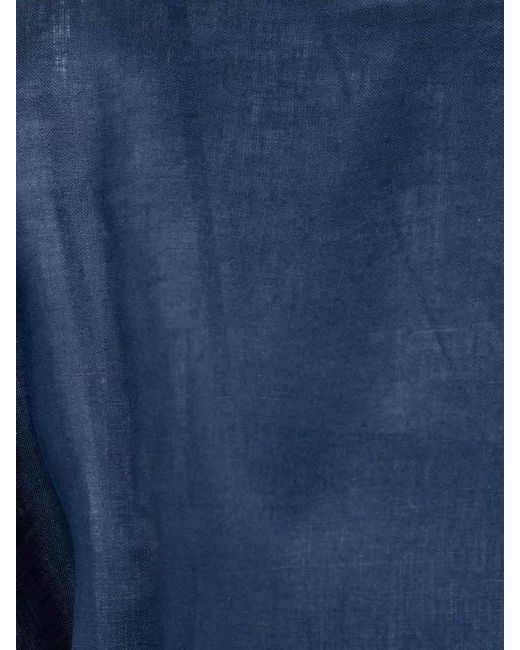 Liviana Conti Blue Asimina Midi Dress