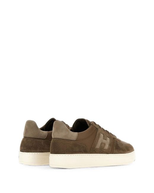 Hogan Brown Flat Sneaker, for men