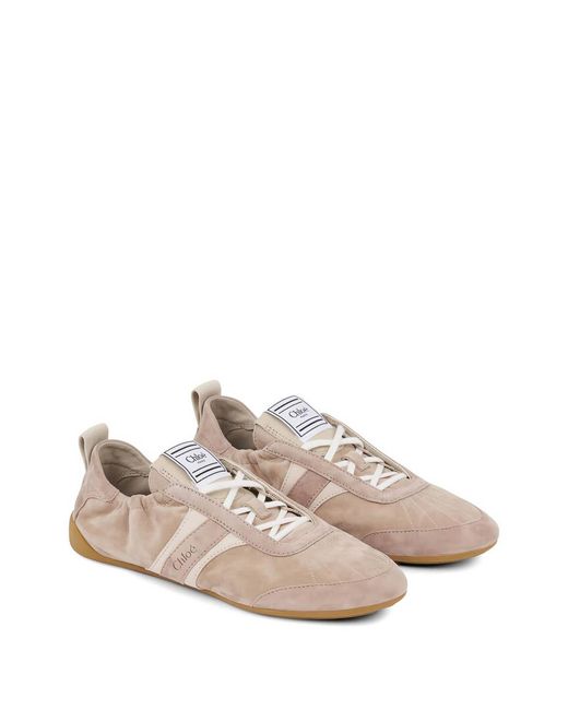 Chloé Pink Kick Trainers