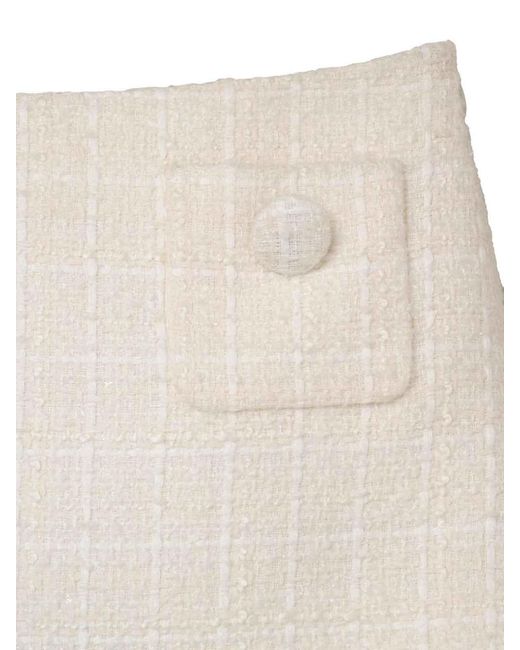 Marc Jacobs Natural Tweed Mini Skirt