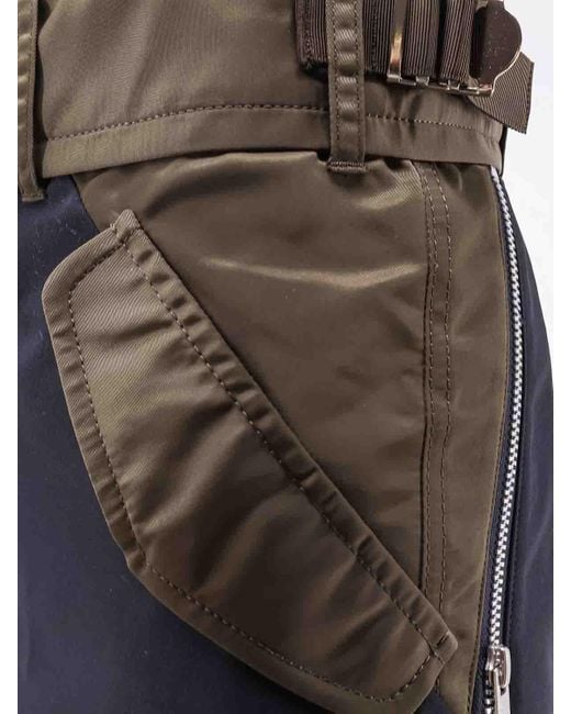 Sacai Blue Midi Skirt
