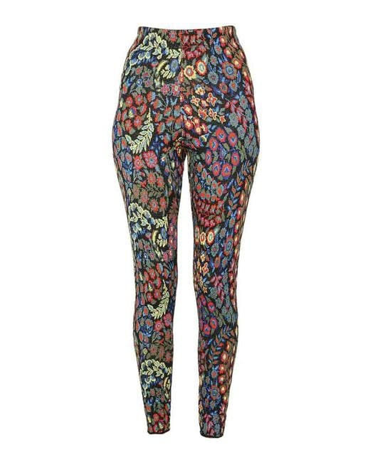 Etro Black Jacquard Wool Blend Top And Leggings