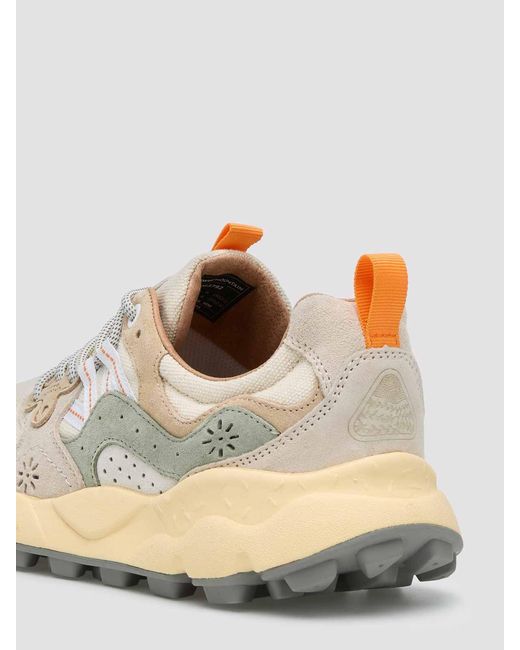 Flower Mountain White Yamano 3 Uni Suede/Canvas for men