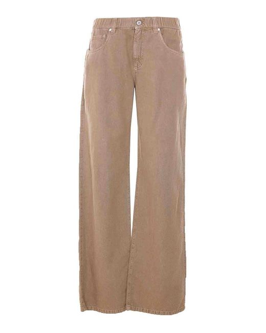 Brunello Cucinelli Natural Contemporary Trousers