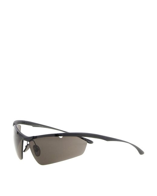 Balenciaga Gray Boomerang Sunglasses for men