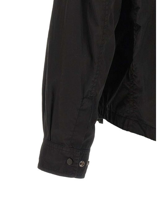 C P Company Black Overshirt Chrome-R for men