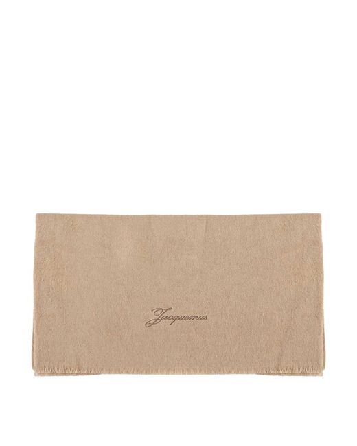 Jacquemus Natural Tailored Scarf for men