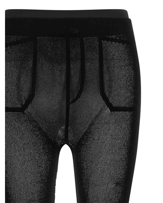Issey Miyake Black Seen Unseen Ap Leggings