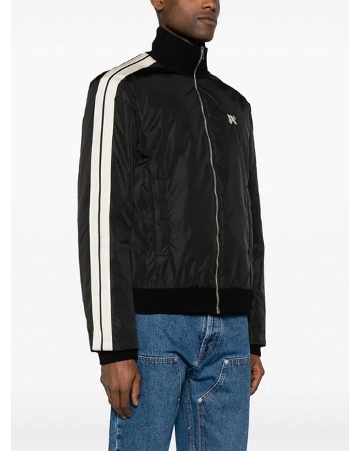 Palm Angels Black Down Jackets for men