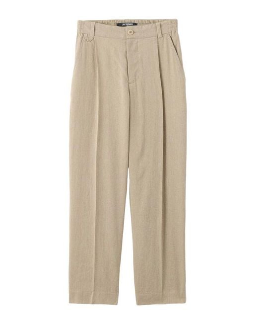 Jacquemus Natural Pants for men
