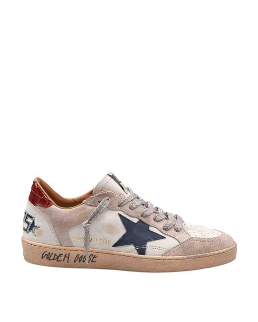 Golden Goose Ball Star Double Quarter in Brown for Men | Lyst