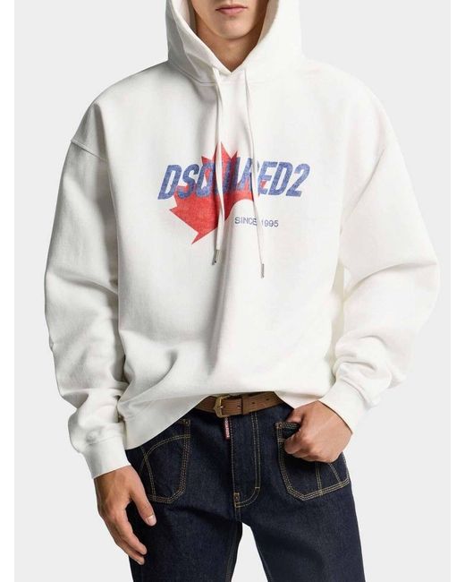 DSquared² White Sweatshirt for men