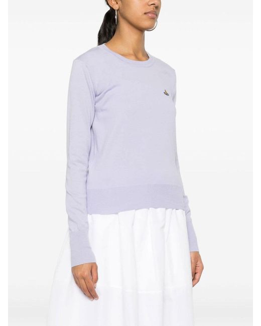 Vivienne Westwood Purple Crewneck Sweatshirt