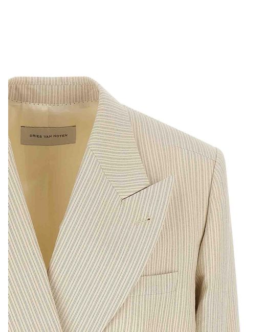 Dries Van Noten Natural Bosea Bis Blazer