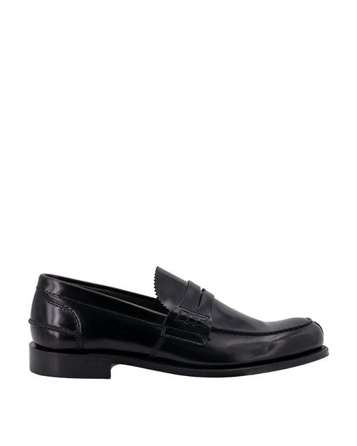 Church's Black Leather Loafer for men