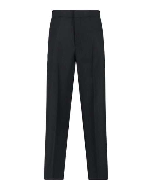 Maison Margiela Blue Tailored Trousers for men