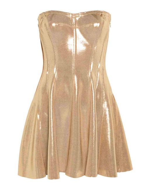 Norma Kamali Natural Grace Mini Dress