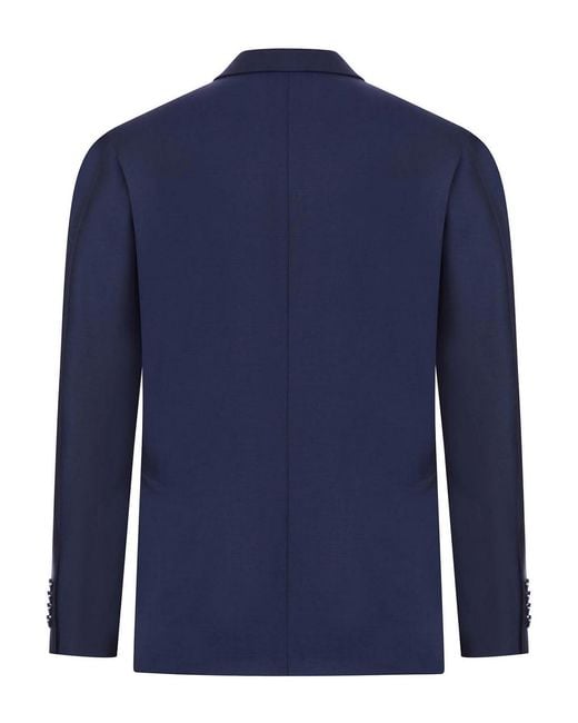 Lardini Blue Single-Breasted Tailored Suit for men